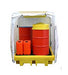4 Drum Spill Pallet - Frame and Cover - Yellow Shield