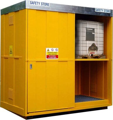4 x IBC Dual Purpose Storage Unit - Yellow Shield