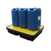 40 Litre Spill Tray With Grid - Yellow Shield