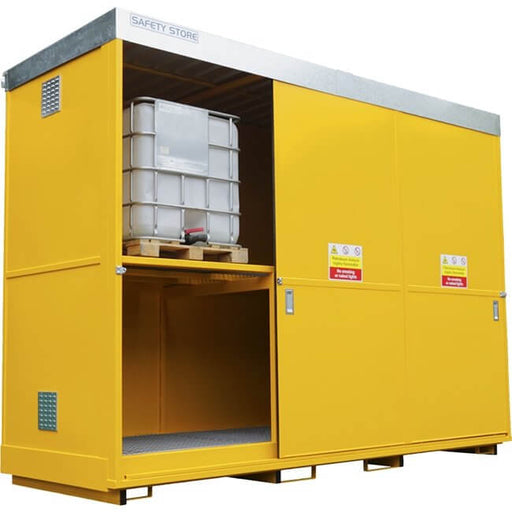 6 x IBC Dual Purpose Storage Unit - Yellow Shield