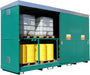 8 x IBC Dual Purpose Storage Unit - Yellow Shield