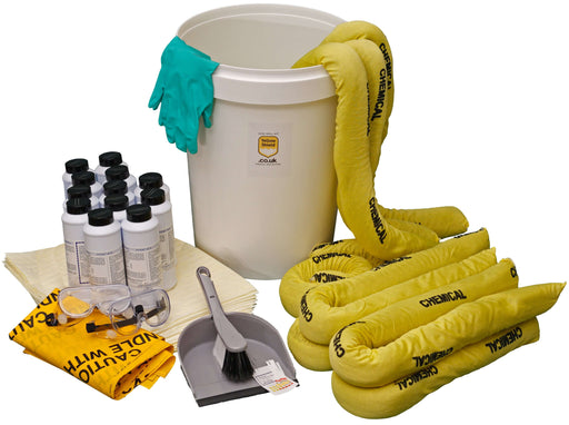 Battery Acid Spill Kit (24L) - Yellow Shield