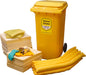 Chemical Wheelie Bin Spill Kit - 360 Litre - Yellow Shield