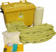 Chemical Wheelie Bin Spill Kit - 600 Litre - Yellow Shield