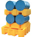 Drum Dispensing Cradle | Upper Unit - Yellow Shield