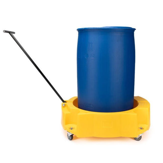 Drum Scooter With Folding Handle - Yellow Shield