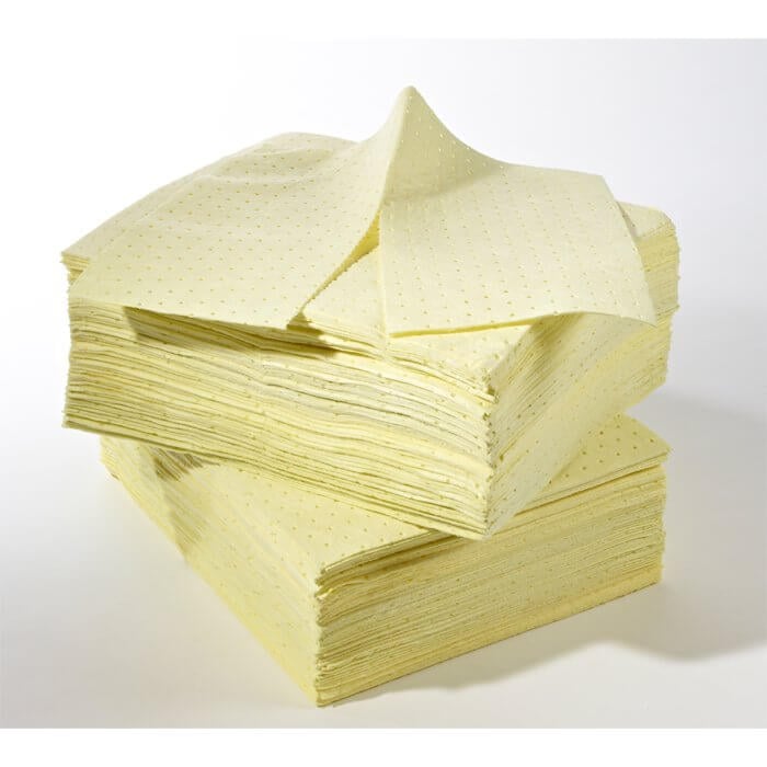 Economy Lightweight Chemical Pads | 200 Boxed - Yellow Shield