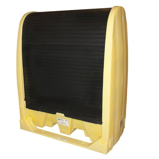 ENPAC 2 Drum Hardcover Spill Pallet - Yellow Shield