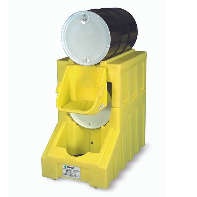 ENPAC Single Poly Rack | Base Unit - Yellow Shield