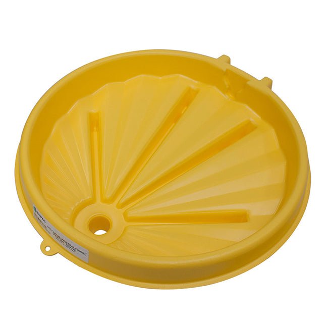 ENPAC Universal Poly Drum Funnel - Yellow Shield