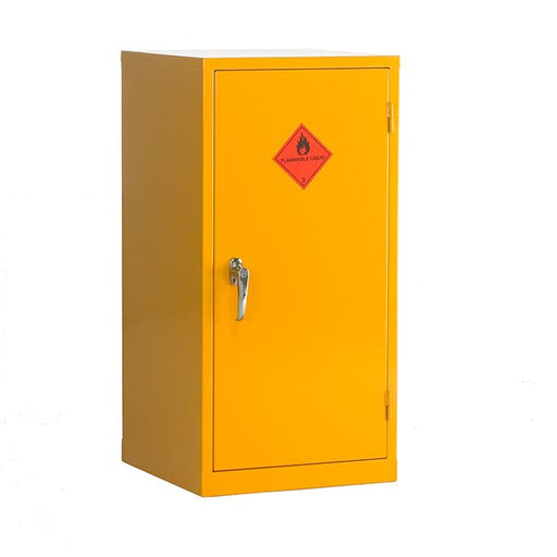 Flammable Storage Cabinet | 10 Litre TALL - Yellow Shield