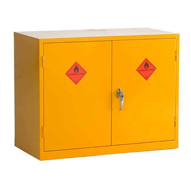 Flammable Storage Cabinet | 21 Litre - Yellow Shield
