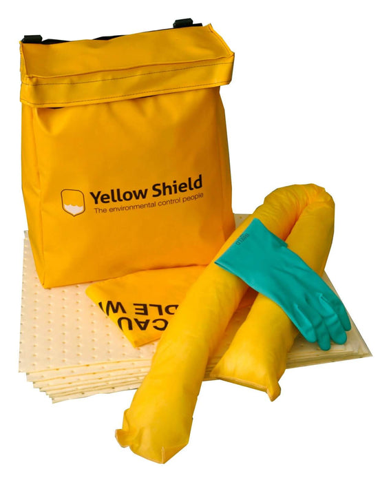 Forklift Truck Chemical Spill Kit - 12 Litre - Yellow Shield
