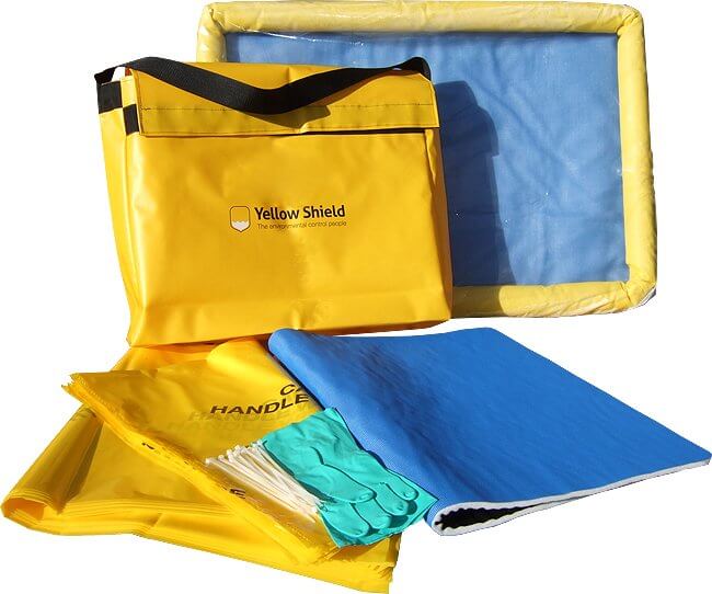 Plant Nappy Shoulder Bag Spill Kit - Yellow Shield