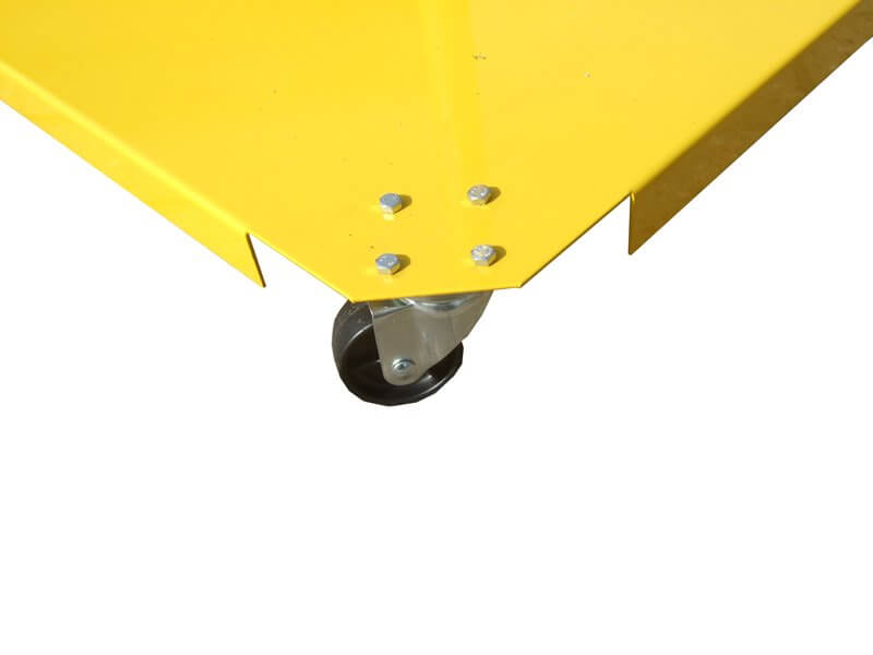 Portable Roll Dispenser - Yellow Shield