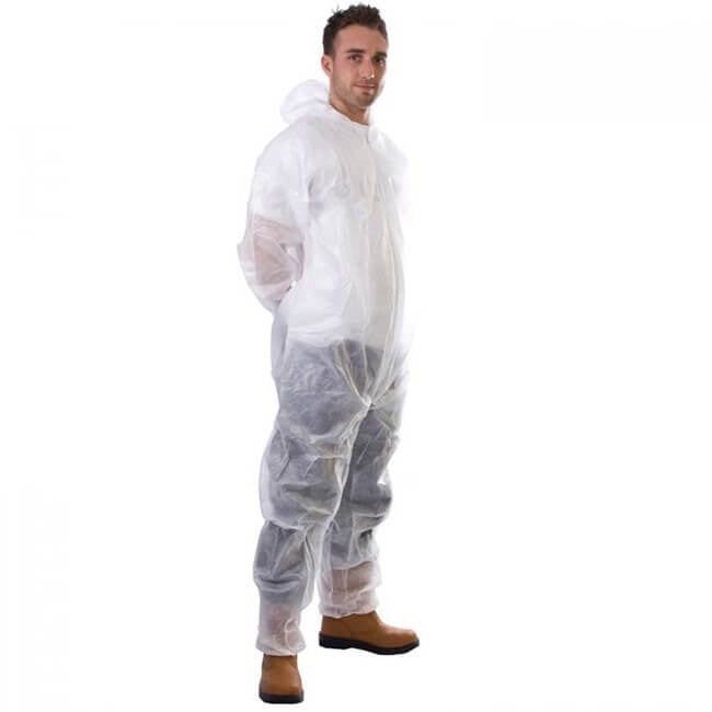 Protective Coveralls - Disposable XL - Yellow Shield