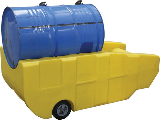 Single 205 Litre Drum Dolly - Yellow Shield