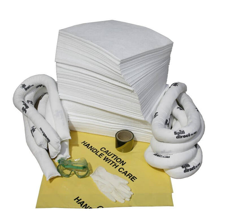 Spill Kit Refill | 50 Litre Oil Shoulder Bag - Yellow Shield
