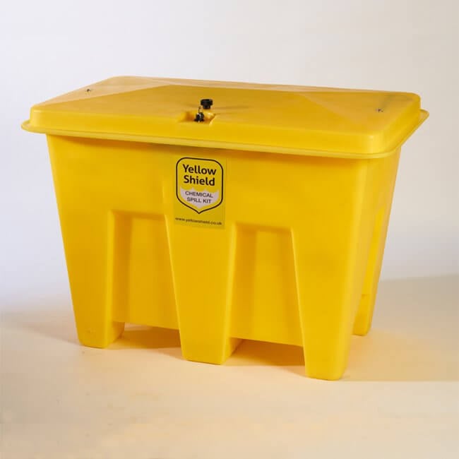 Static Chemical Spill Kit - 240 Litres - Yellow Shield