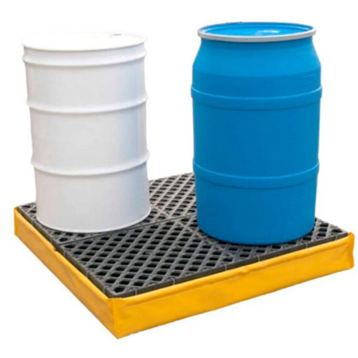 ULTRA 4 Drum Flexible Spill Pallet - REDUCED - Yellow Shield