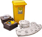 Wheelie Bin Spill Kit - 250 Litre - Yellow Shield