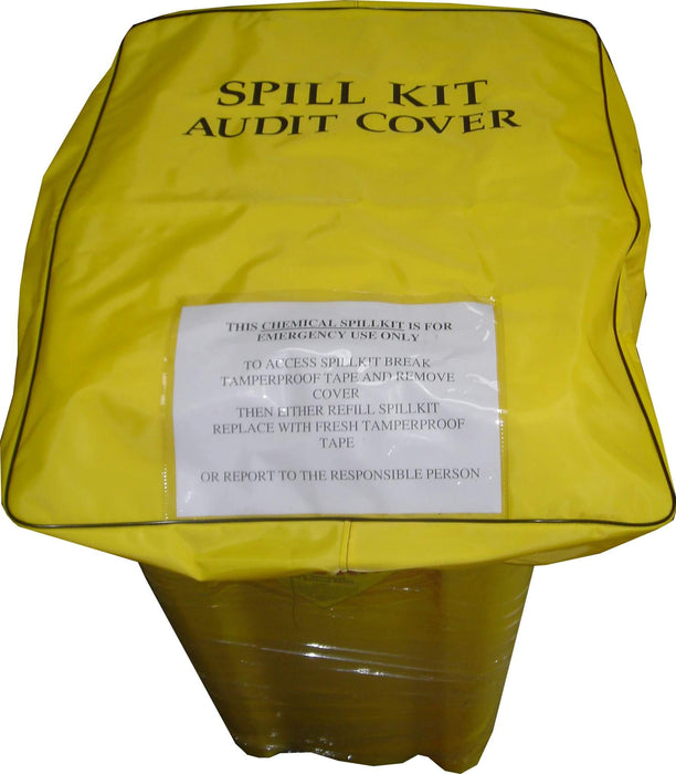 Wheelie Bin Spill Kit Audit Cover 80 Litre Yellow Shield