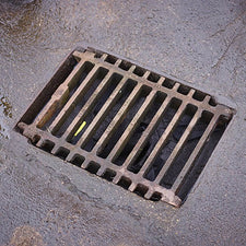 Witches Hat Drain Guard - Trash & Debris - Yellow Shield